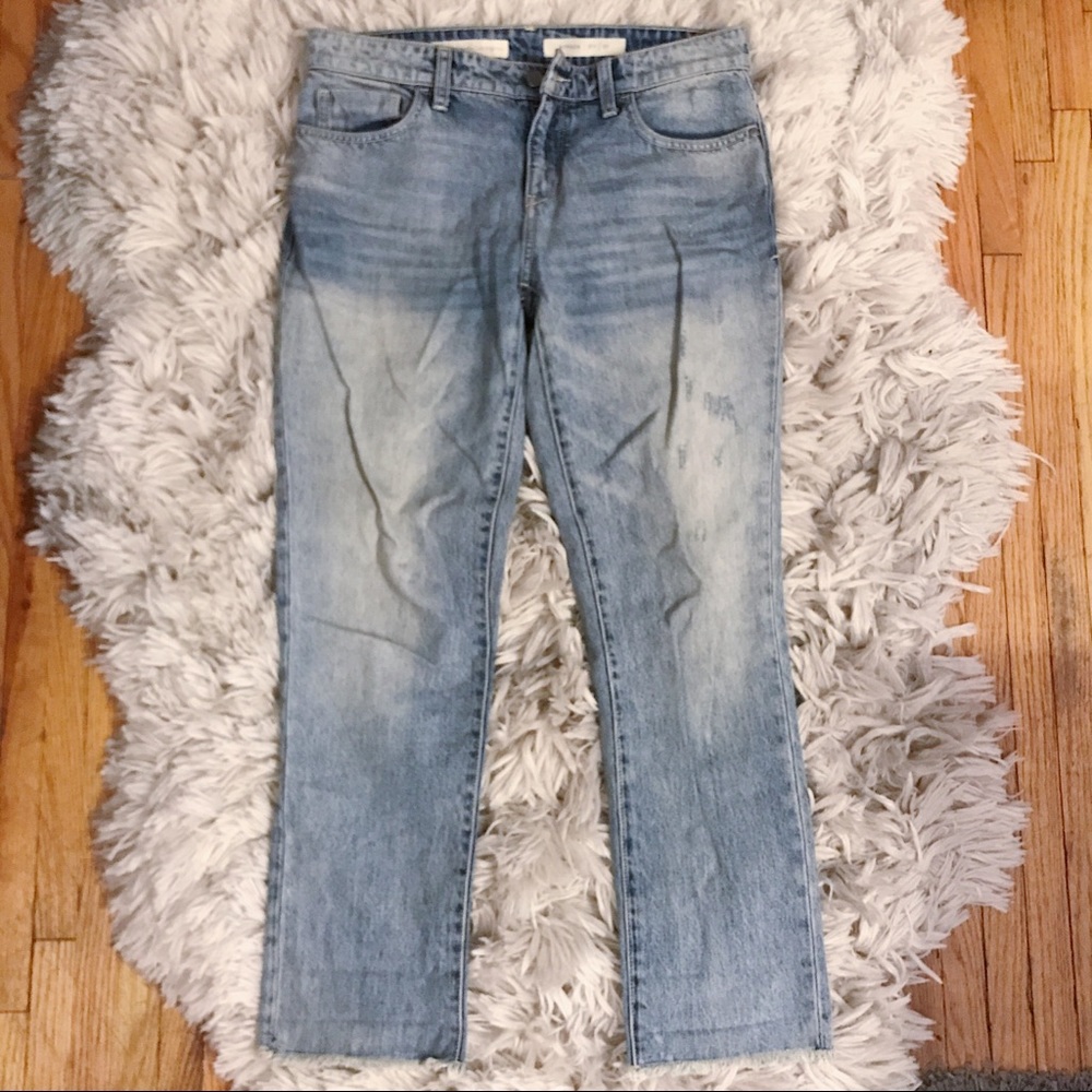 Pilcro Hyphen Low Rise Boyfriend Jeans